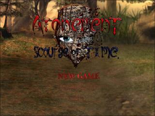Atonement: Scourge of Time Title Screen